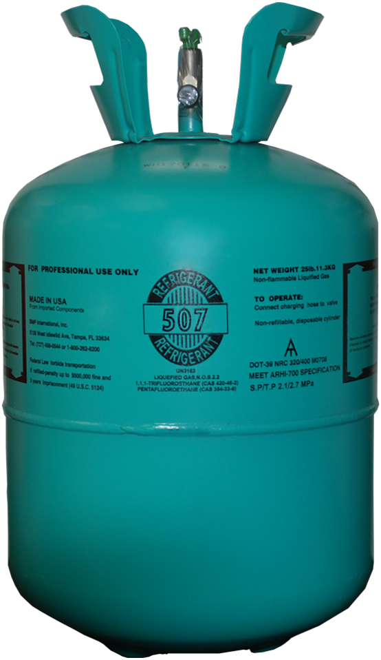 R-507 Refrigerant 25 lb Cylinder